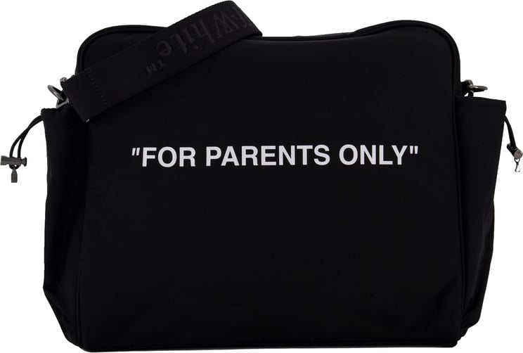 OFF-WHITE Off-White Baby Unisex Luiertas In Zwart