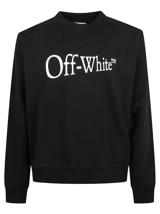 OFF-WHITE Crew Neck Sweatshirt With Signature Logo Design