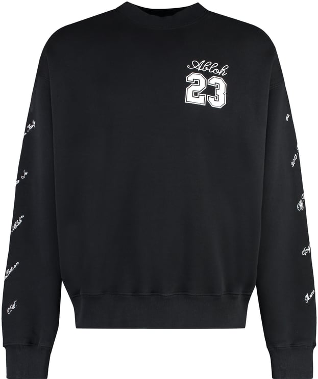 OFF-WHITE Cotton crew-neck sweatshirt