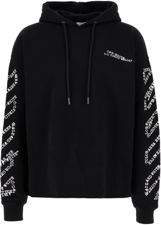 OFF-WHITE Off White Black stretch cotton sweatshirt