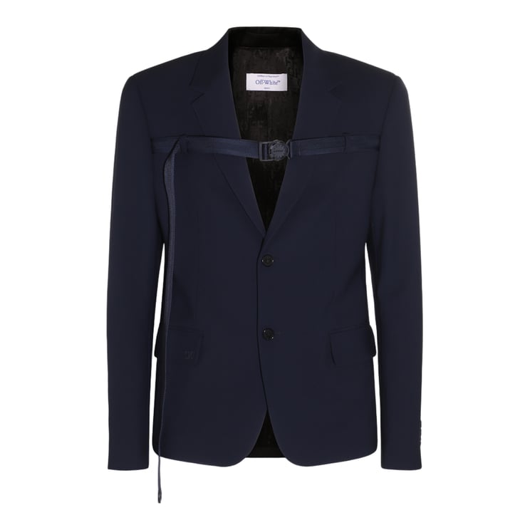 OFF-WHITE Tailored Blazer With Modern Buckle Detail