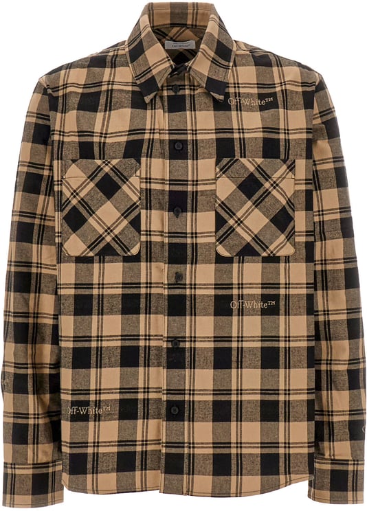 OFF-WHITE Off White Embroidered cotton shirt