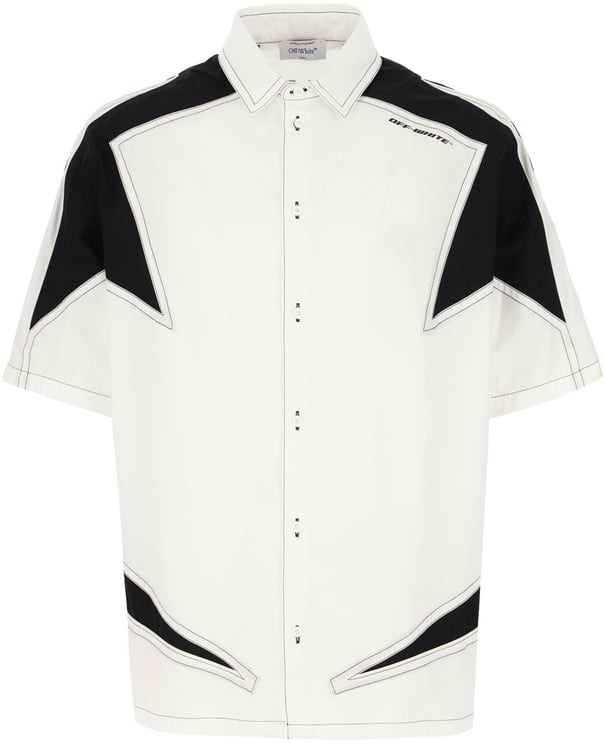 OFF-WHITE Off White Two-tone cotton shirt