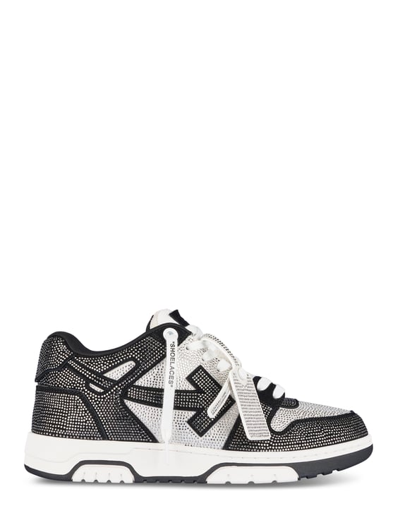 OFF-WHITE Low-Top Sneakers with Dotted Pattern and Signature Logo