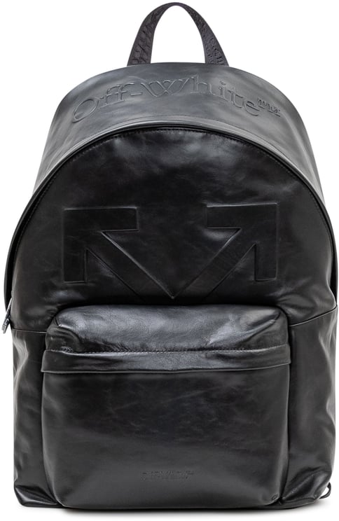 OFF-WHITE Zaino Heritage con Tasca Frontale e Logo in Rilievo