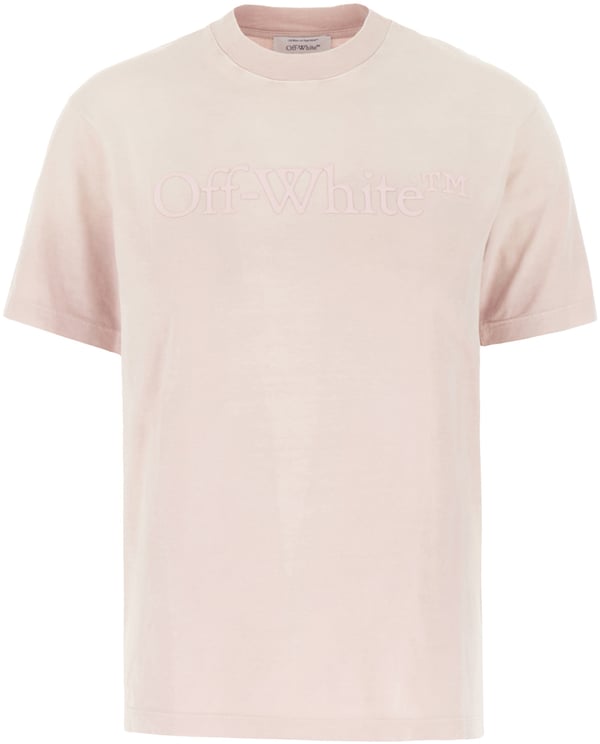 OFF-WHITE Off White Pink stretch cotton t-shirt