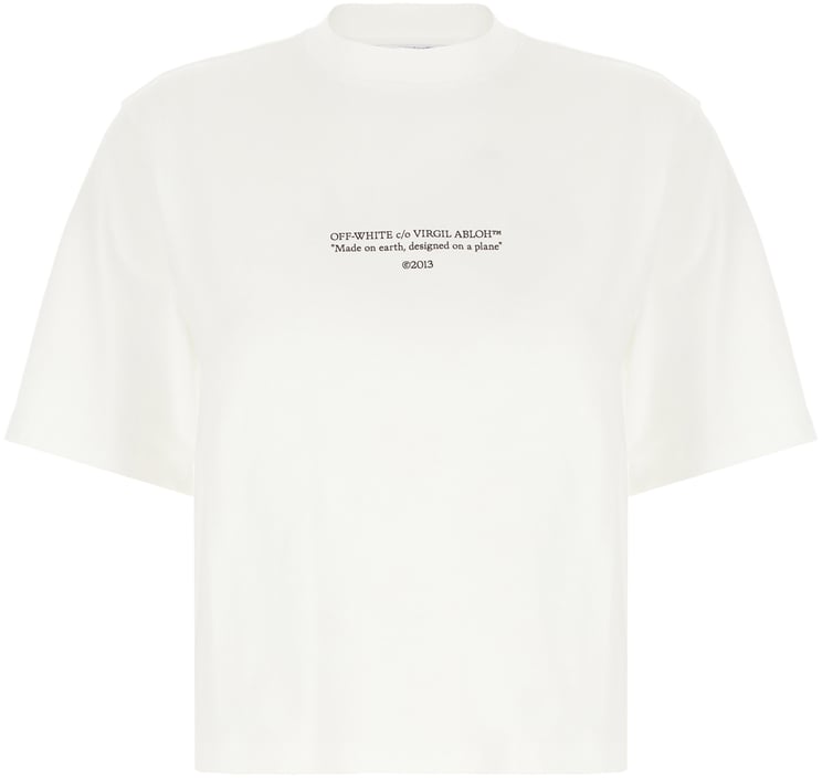 OFF-WHITE Off White White cotton t-shirt
