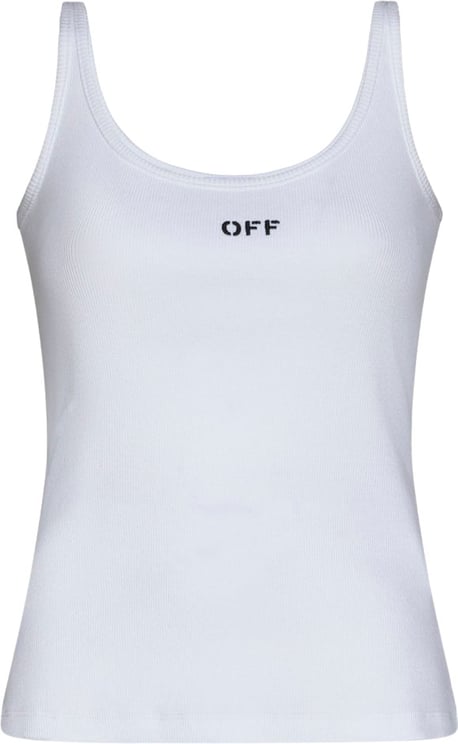 OFF-WHITE Logo Tank Top – White