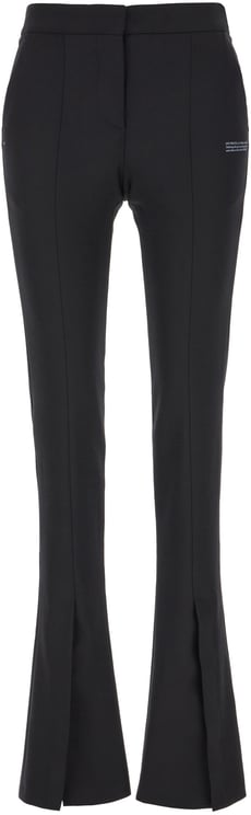 OFF-WHITE Off White Black stretch polyester blend pants
