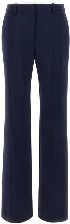 OFF-WHITE Off White Midnight blue stretch wool blend pant