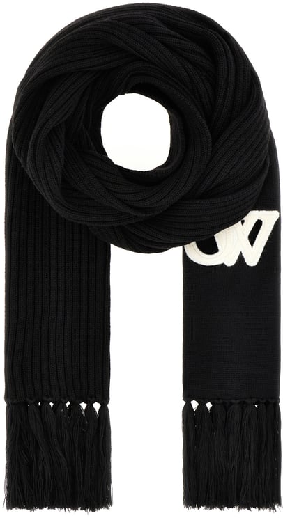 OFF-WHITE Off White Black wool scarf
