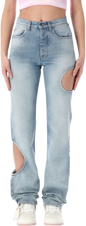 OFF-WHITE New Meteor Denim Bleach Blue