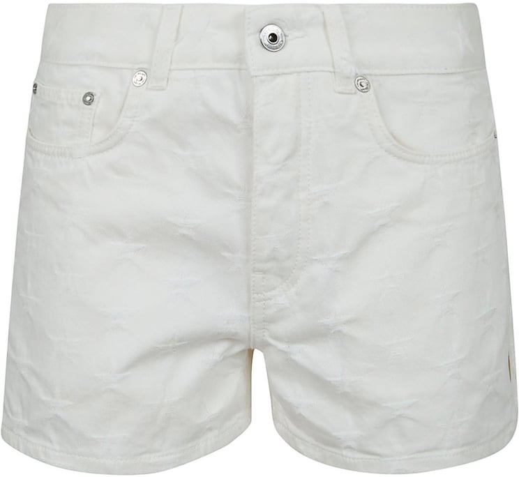 OFF-WHITE OFF WHITE STAR JACQ DOLL DENIM SHORTS WHITE STAR