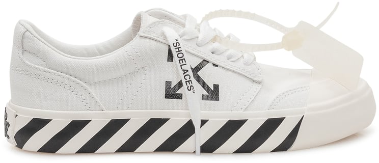 OFF-WHITE Sneakers Vulcanized con Lacci e Stampa