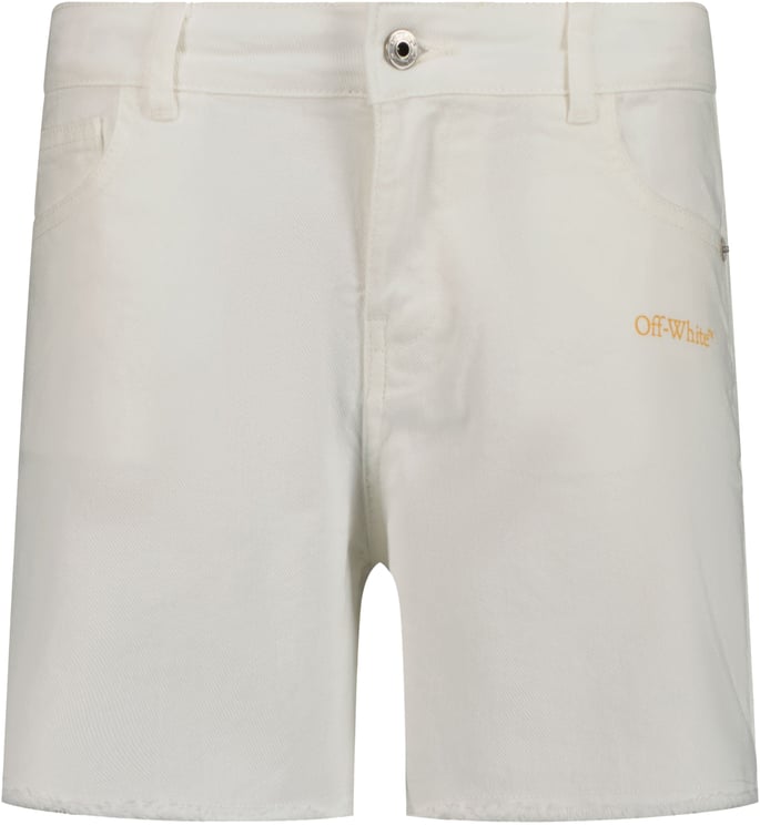OFF-WHITE Off-White Kinder Meisjes Shorts In Wit
