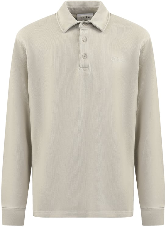 ØLÅF Heren Heavyweight Studio Polo Grijs