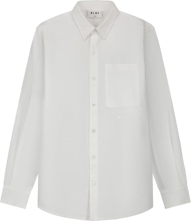 ØLÅF ØlÅf Oxford Blouses Wit M160316