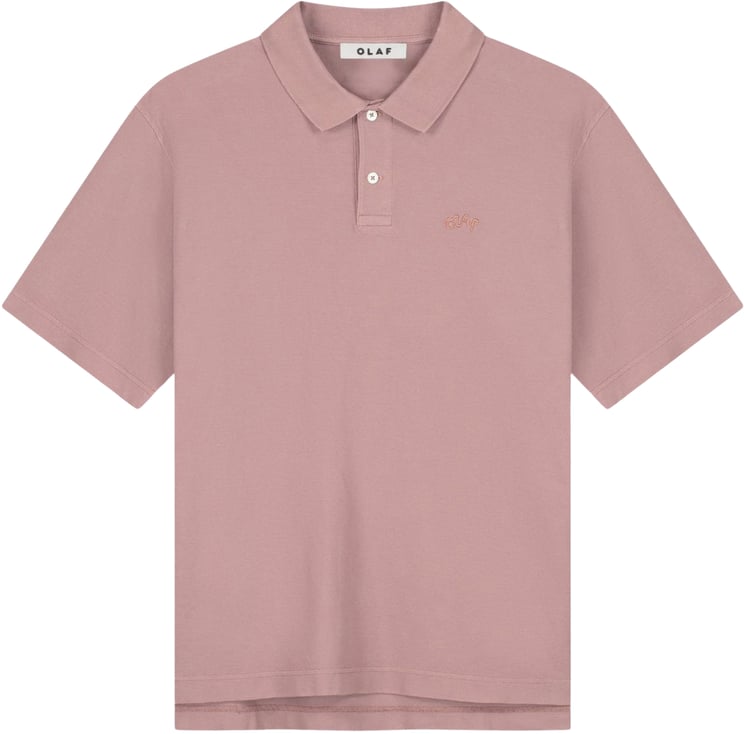 ØLÅF Olaf Signature Pique Polo Polos Oud Rose M240111