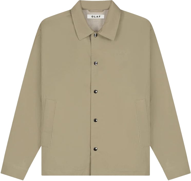 ØLÅF Olaf Workwear Coach Jacket Jackets Beige M240504