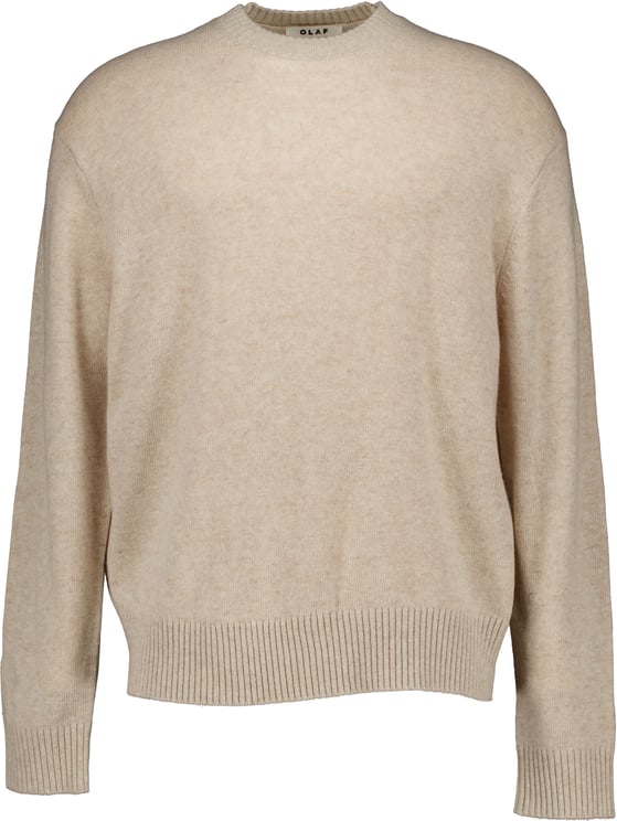 ØLÅF Olaf Essential Knitted Crewneck Sweaters Beige M240701