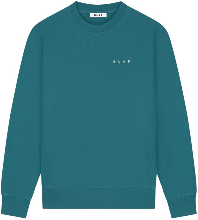 ØLÅF Olaf Dotted Face Crewneck Sweaters Groen M250200