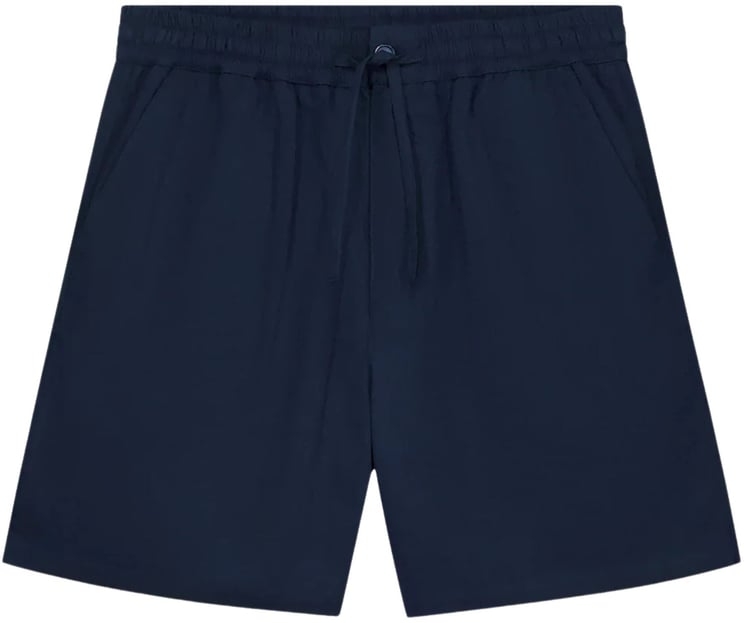 ØLÅF Olaf Seersucker Shorts Shorts Donkerblauw M250403