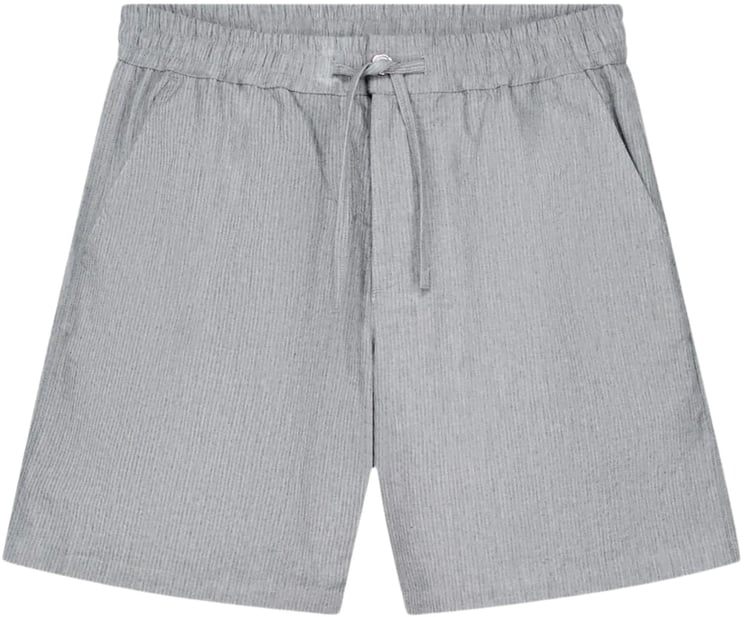 ØLÅF Olaf Seersucker Shorts Shorts Grijs M250403