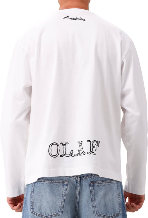 ØLÅF Olaf Longsleeve Wit Western Logo