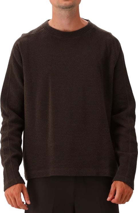 ØLÅF Olaf Sweater Bruin Waffle Crewneck