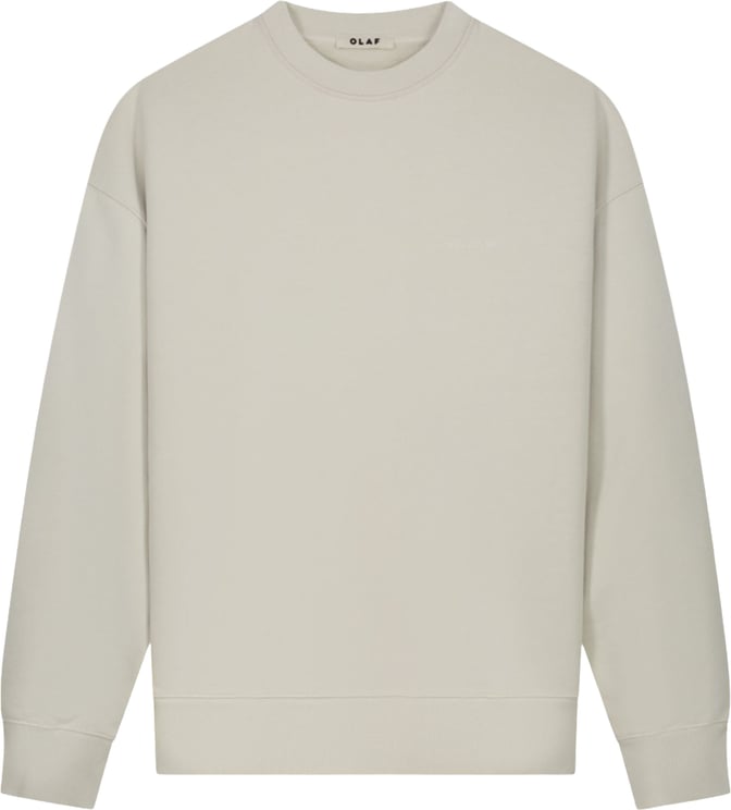 ØLÅF Olaf Sprayed Studio Sweaters Beige M260203