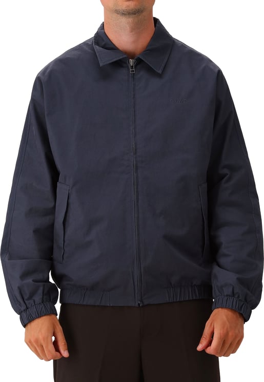 ØLÅF Olaf Overshirt Blauw Washed Coach Jacket