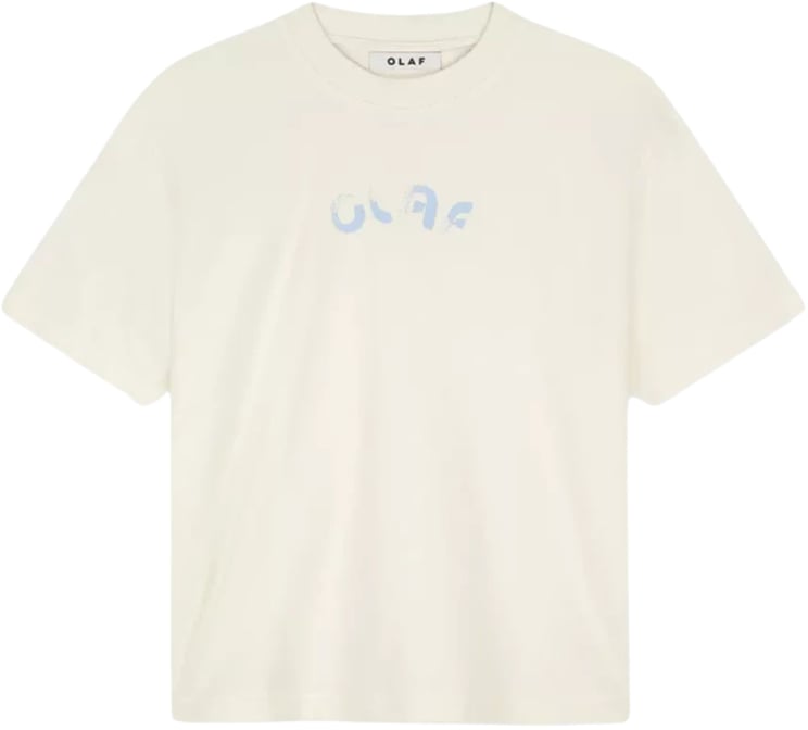 ØLÅF Olaf Brushstroke Olaf Regular Tee T-shirts Off White W240108