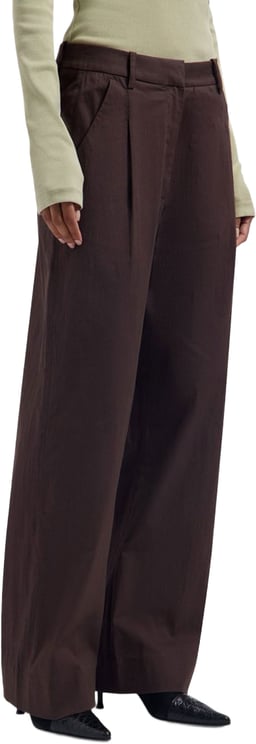 ØLÅF Olaf - Tailored trousers - W260401 - Chocolate plum