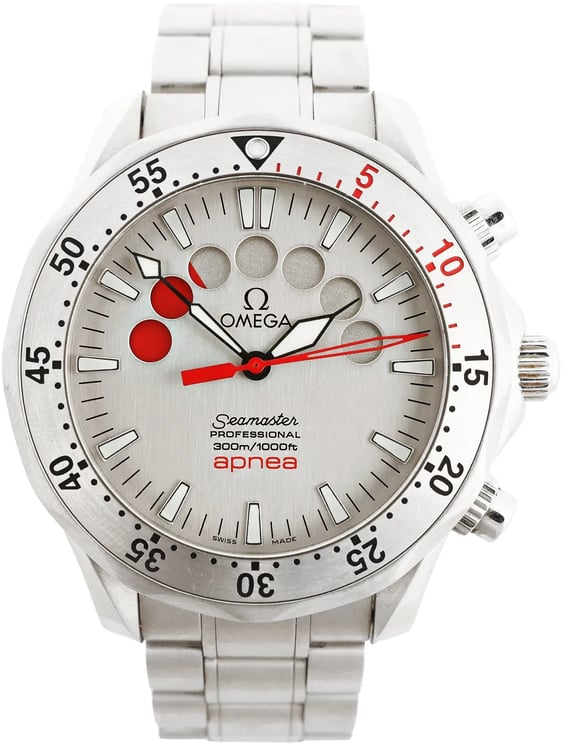 Omega Omega Seamaster Apnea Maillol 2595.30 59701934 SS AT Watch with Silver Dial