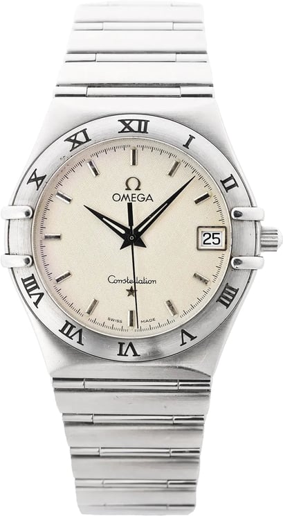 Omega Omega Constellation 1512.30 57330974 SS SS QZ Watch with Beige Dial