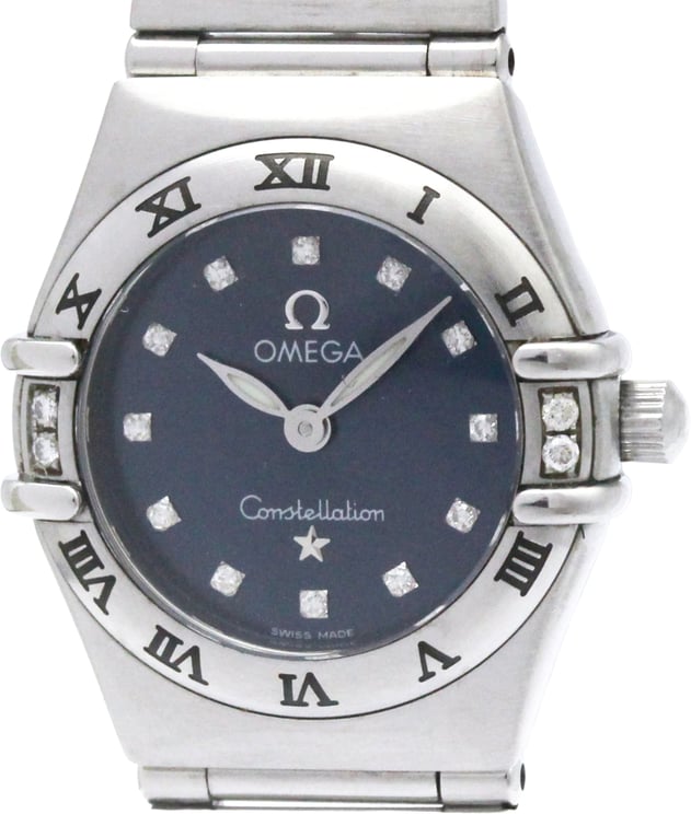 Omega Omega Constellation Diamonds Quartz stainless steel 22