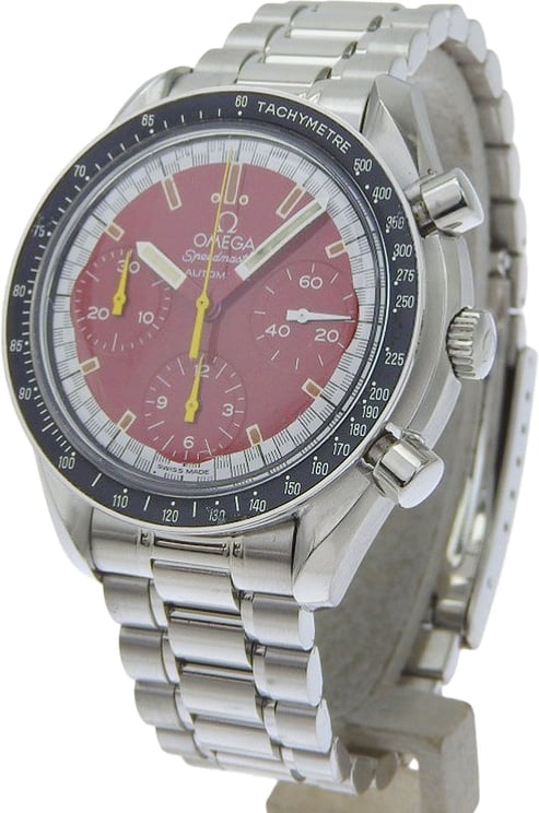Omega Omega Speedmaster Michael Schumacher Chronograph Automatic Watch Stainless Steel 39