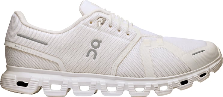 ON White Cloud 6 Breathable Mesh Running Sneakers