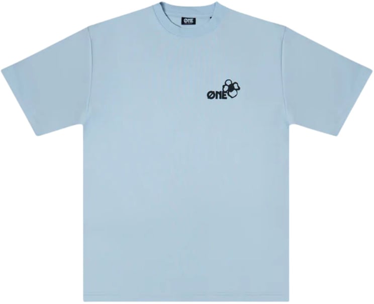 Øne First Movers One First Movers Super Flower Garden T-shirts Blauw Super Flower Garden Tee
