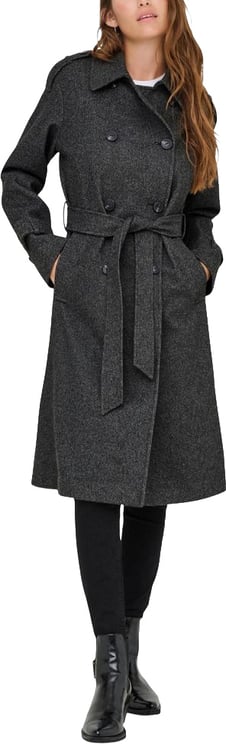 Only Only Gray Recycled Polyester Coat