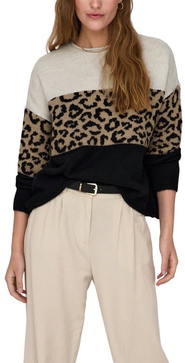 Only Only Bicolor Marabou Sweatshirt