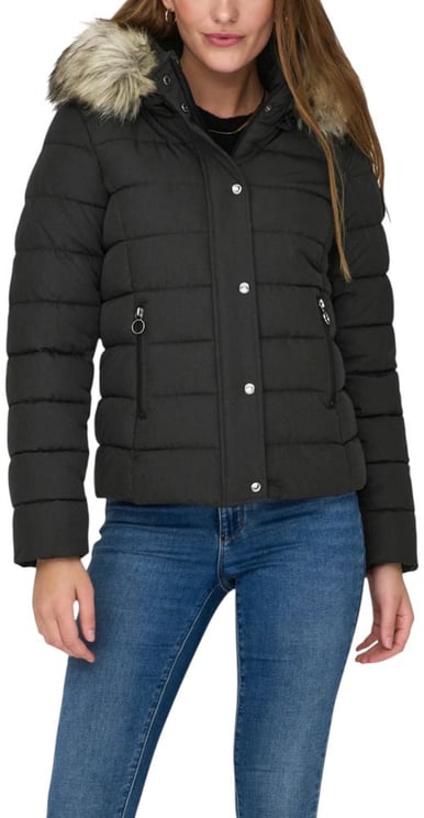 Only Only Gray Marabou Coat