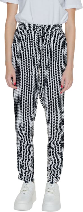 Only Only Black Viscose Casual Pants