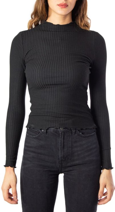 Only Only Black Polyester Turtleneck