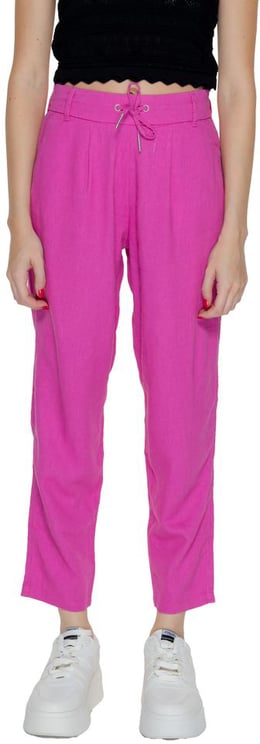 Only Only Multicolor Linen Casual Pants