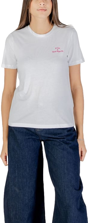 Only Only Pink Cotton T-Shirt