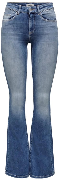 Only Only Blue Cotton Flared Jeans
