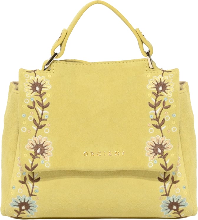 Orciani Bags Peach Flowers