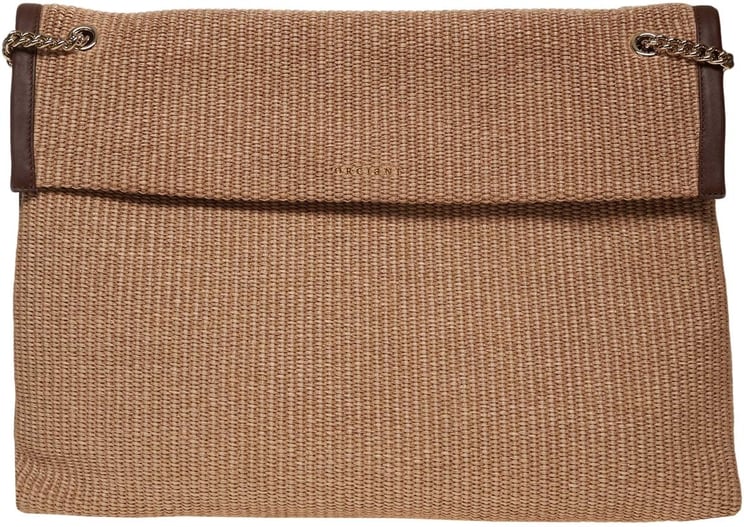 Orciani Raffia shoulder bag