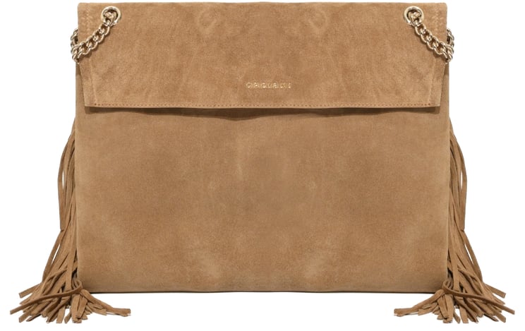 Orciani Bags Peach Fringe